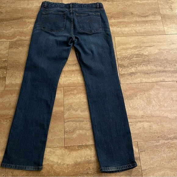 Chaps Women’s Madden Straight Leg Dark Wash Denim Jeans Size 6 - Picture 6 of 11